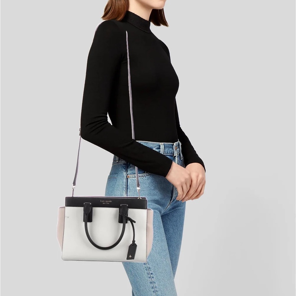 Kate Spade New York Color block Saffiano Handle Bag